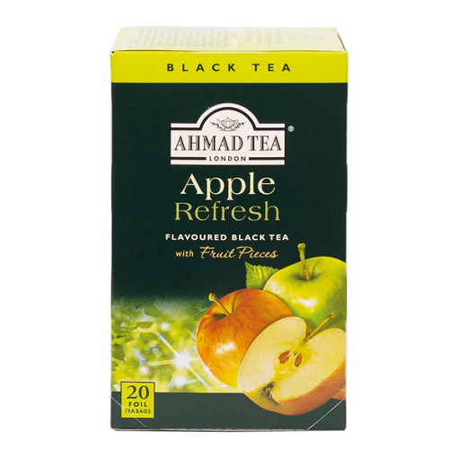 Ahmad Apple Refresh - czarna herbata z jabłkiem 20 saszetek