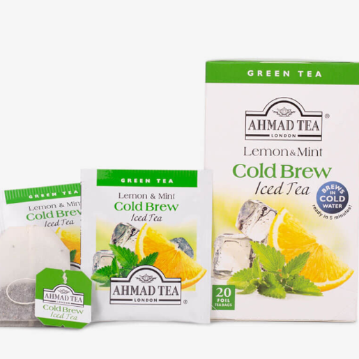 Ahmad Lemon & Mint Cold Brew Iced Green Tea 20 szt