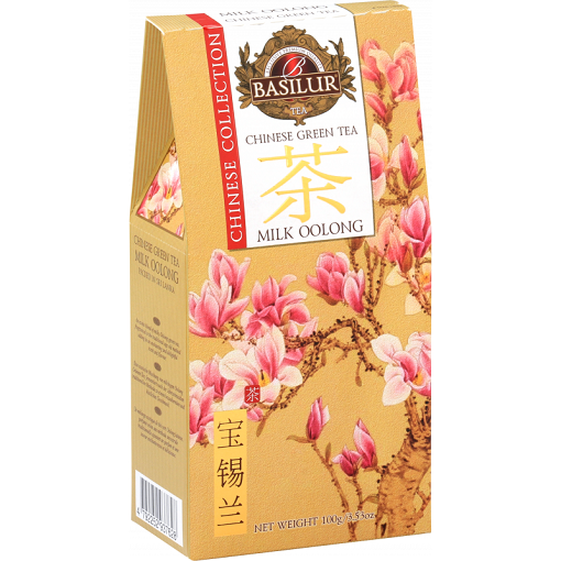 Basilur Chinese Milk Oolong - zielona herbata liściasta 100g