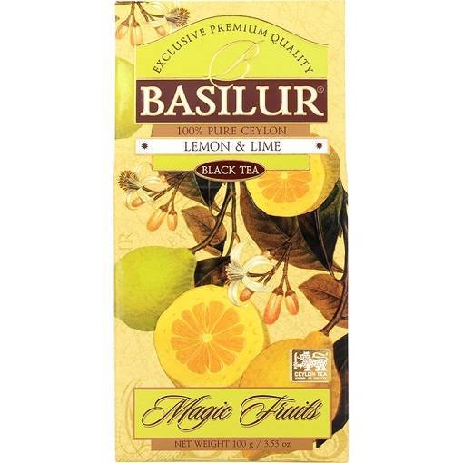 Basilur Lemon Lime -  herbata liściasta 100g