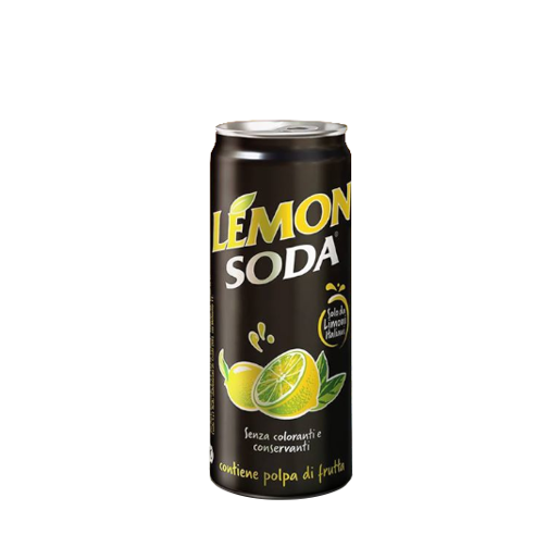 Lemon Soda 330 ml włoska lemoniada w puszce
