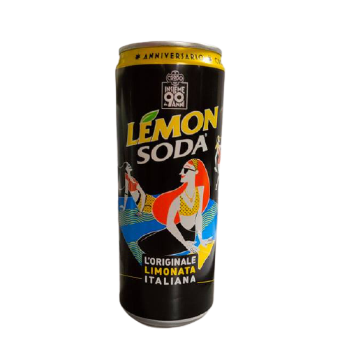 Lemon Soda 330 ml włoska lemoniada w puszce