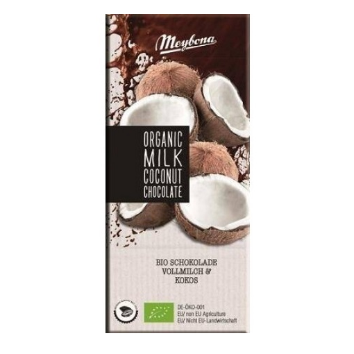 Meybona Milk Coconut Chocolate - czekolada z płatkami kokosowymi 100g